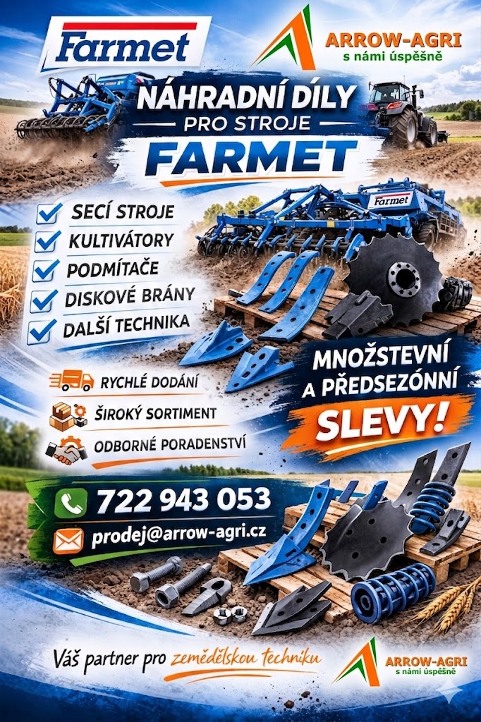 Náhradní díly pro stroje FARMET